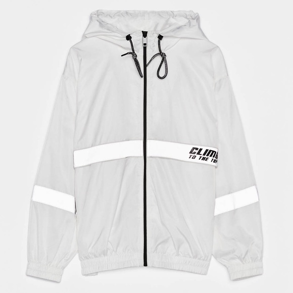 Hooded Oversized Windbreaker Jacket 